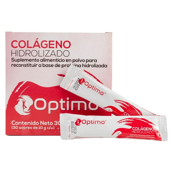 Optimo Colágeno Hidrolizado en Polvo Sin Sabor Optimo Colágeno