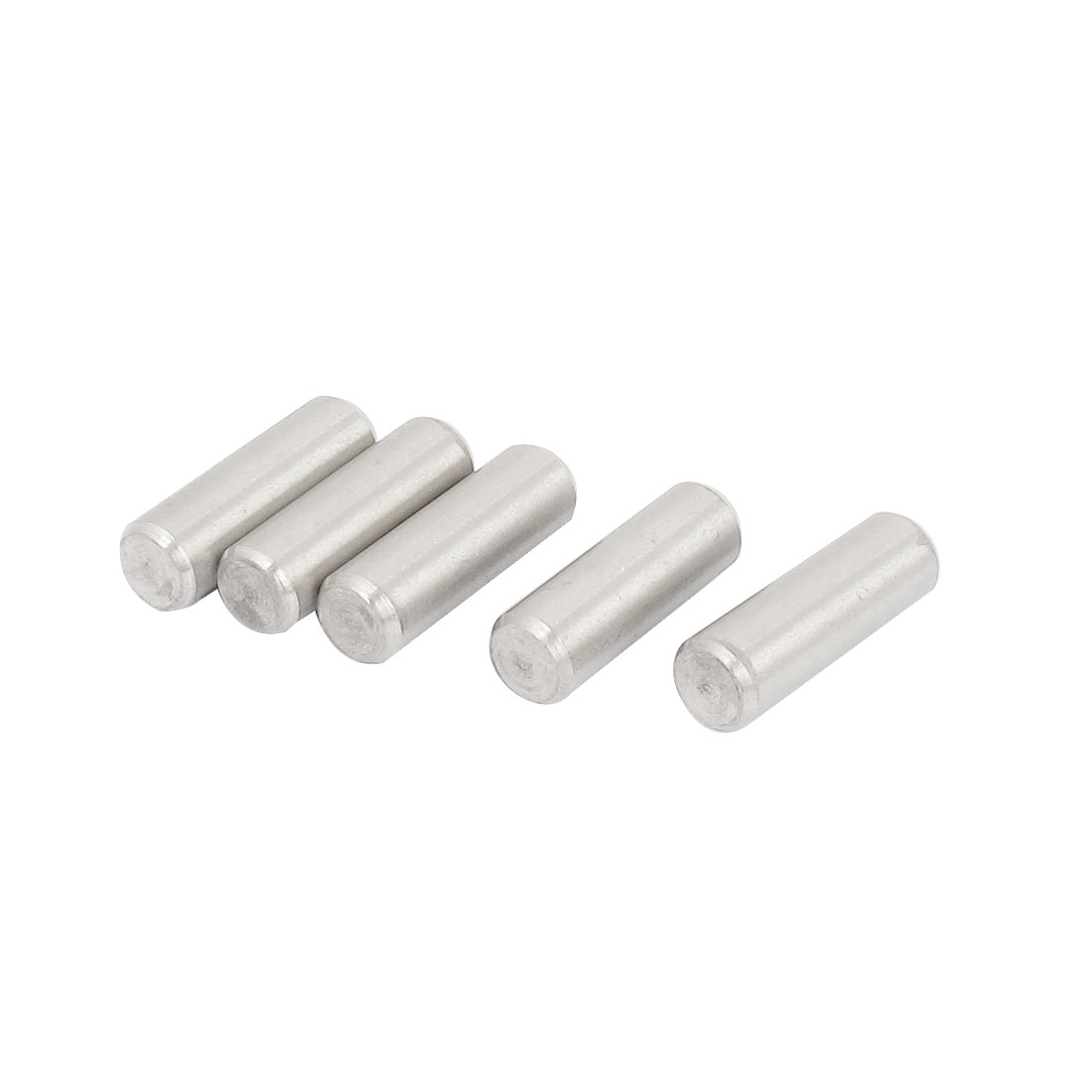 8mm x 25mm 304 Stainless Steel Dowel Pins Fasten Elements Silver Tone