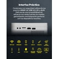 thumbnail image 3 of Proyector Portatil Qian 200 Ansi Lúmenes Resolución 1280 X 720 Wifi Bluetooth HDMI USB Bocina 3W, 3 of 11