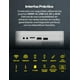 thumbnail image 3 of Proyector Portatil Qian 200 Ansi Lúmenes Resolución 1280 X 720 Wifi Bluetooth HDMI USB Bocina 3W, 3 of 11
