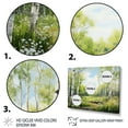 thumbnail image 3 of Designart "Spring Awakening Birch Woods IV" Tree Birch Canvas Art Print, 3 of 5