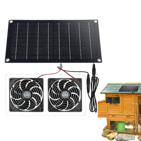 Solar Fan Chicken Coop