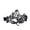 6, variant on Stylish Gunmetal Black Zircon Rings Alloy Construction White Rhinestones Rings Date Night Jewelry for Fashion Enthusiasts