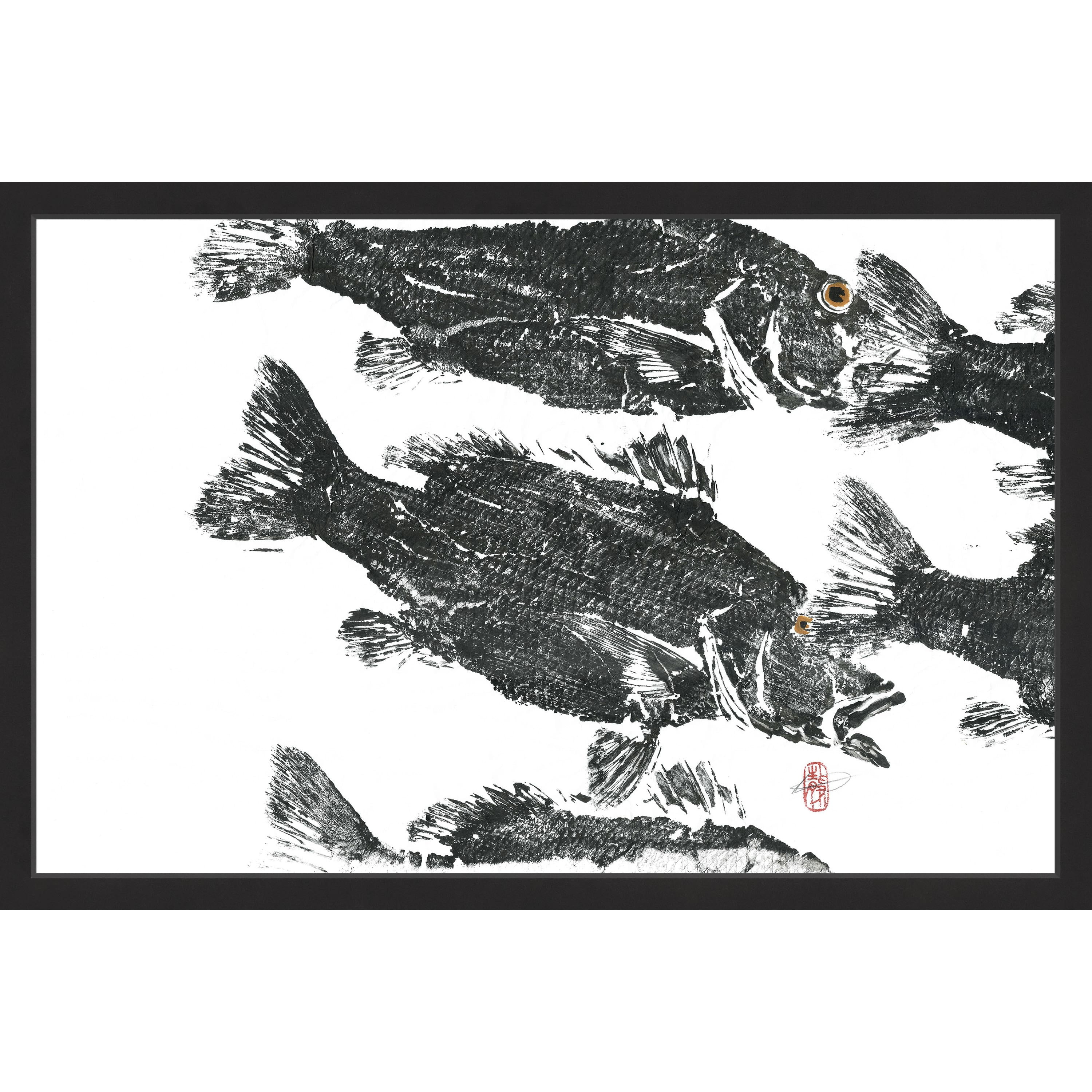 "Snappers" Framed Painting Print
