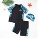 thumbnail image 3 of Traje de baño de entrenamiento profesional de secado rápido para niños, división infantil, traje juvenil, conjunto de dos piezas, 3 of 5