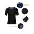 thumbnail image 2 of Men Sauna Body Shaper Sweat Suit Sleeve Spa Cami Compression Hot Polymer Corset Slimming Workout Vest Weight Loss Top, 2 of 8
