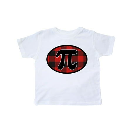 

Inktastic Pi Day Buffalo Plaid Gift Toddler Boy or Toddler Girl T-Shirt