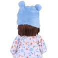 thumbnail image 4 of Poupées Bébé Très Douces Assis et Allongé, Poupées Bébé Réalistes, Cadeau pour Enfants Rose Rouge, Bleu, 4 of 8