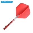thumbnail image 4 of Uxcell Dart Flights,  6 Pack PET Darts Accessories Red, 4 of 5
