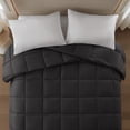 thumbnail image 6 of Mainstays King Comforter, Down Alternative, All-Season, Black, 6 of 8