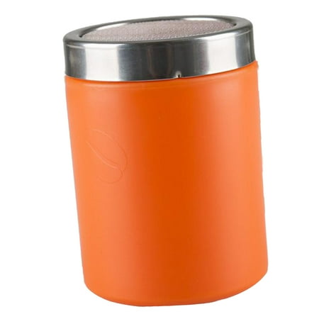 

Fine Mesh Shaker Coffee Sifter Shaker Stainless Steel Bottle Coffee Shaker Seasoning Bottle 4 Colors To Choose Orange