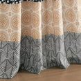thumbnail image 5 of Lush Decor Bohemian Stripe Window Curtain Panels - Blue/Green - 84 x 52, 5 of 6