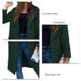 thumbnail image 4 of Chaqueta de abrigo de longitud media, chaqueta de abrigo de longitud media con botones, chaqueta de abrigo de longitud media con mangas largas, calidad en la que puede confiar, 4 of 5