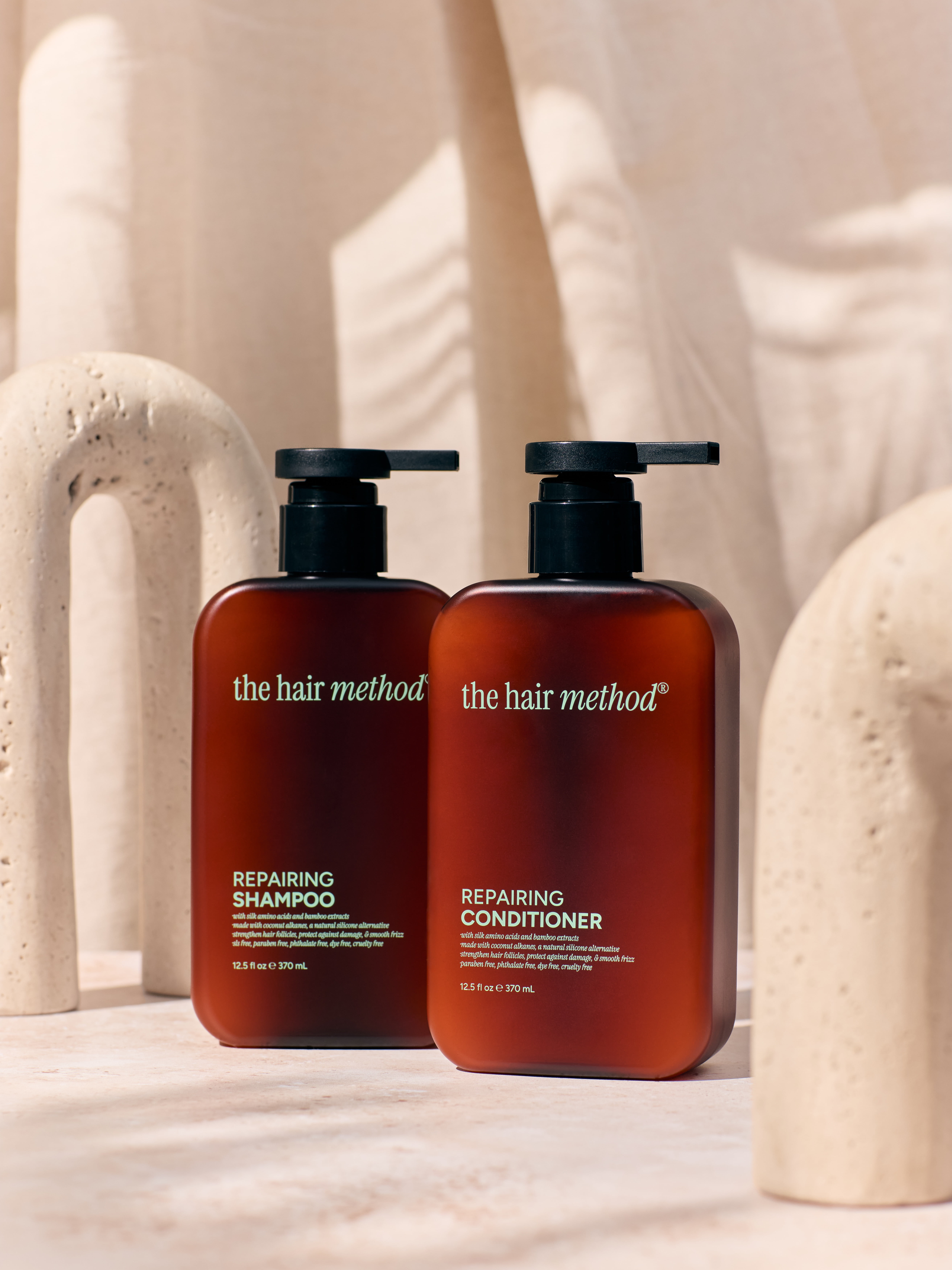 The Hair Method Repairing Shampoo Silk Amino Acids & Bamboo with