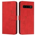 thumbnail image 6 of for Samsung Galaxy S10+ Case Wallet, Pattern Kickstand Wrist Strap Card Holder Slots TPU Interior Protective PU Leather Folio Flip Cover for Samsung Galaxy S10 Plus Case,Red, 6 of 11