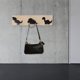 thumbnail image 4 of Houderco 1Ud Gancho De Madera Negro Para Pared Con Para Colgar Ropa Y Sombreros, 4 of 8