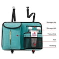 thumbnail image 3 of Car Seat Back Organizer Large Capacity Car Seat Back Storage Bag With Hook Suede Car Tissue Box, 3 of 5
