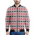 thumbnail image 5 of Chaqueta con cremallera maorí en blanco y negro para hombres y niños, sudadera de gran tamaño con estampado 3D, chaquetas bomber de manga larga para primavera y otoño, 5 of 5