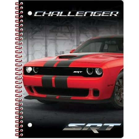 Muscle Cars 1 Subject Spiral Notebook, 80 Sheets, Wide Ruled, Color Choice Will Vary