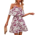thumbnail image 2 of Vestido corto estampado floral para mujer NikouMX S M L XL, 2 of 6