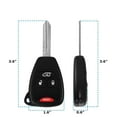thumbnail image 3 of AKS KEYS Aftermarket Replacement for Chrysler Key Fob 4B FCC# OHT692427AA, 3 of 6