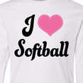 thumbnail image 4 of Inktastic I Love Softball Girls Sports Long Sleeve Youth T-Shirt, 4 of 5