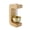 A, variant on KGJQ Magnetic Shopkeepers Bell for Door Opening, C-shape Wooden Door Bell, Decorative Wind Chime with Brass Bell for Home Office Entrance