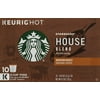 Starbucks Ground Coffee Medium Roast House Blend -- 10 K-Cups