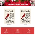 thumbnail image 4 of Sm:)e 12" x 18" Polyester Memorial Garden Flag, Double-Sided Cardinal Appear When Angels Are Here Outdoor Decoration, 4 of 8