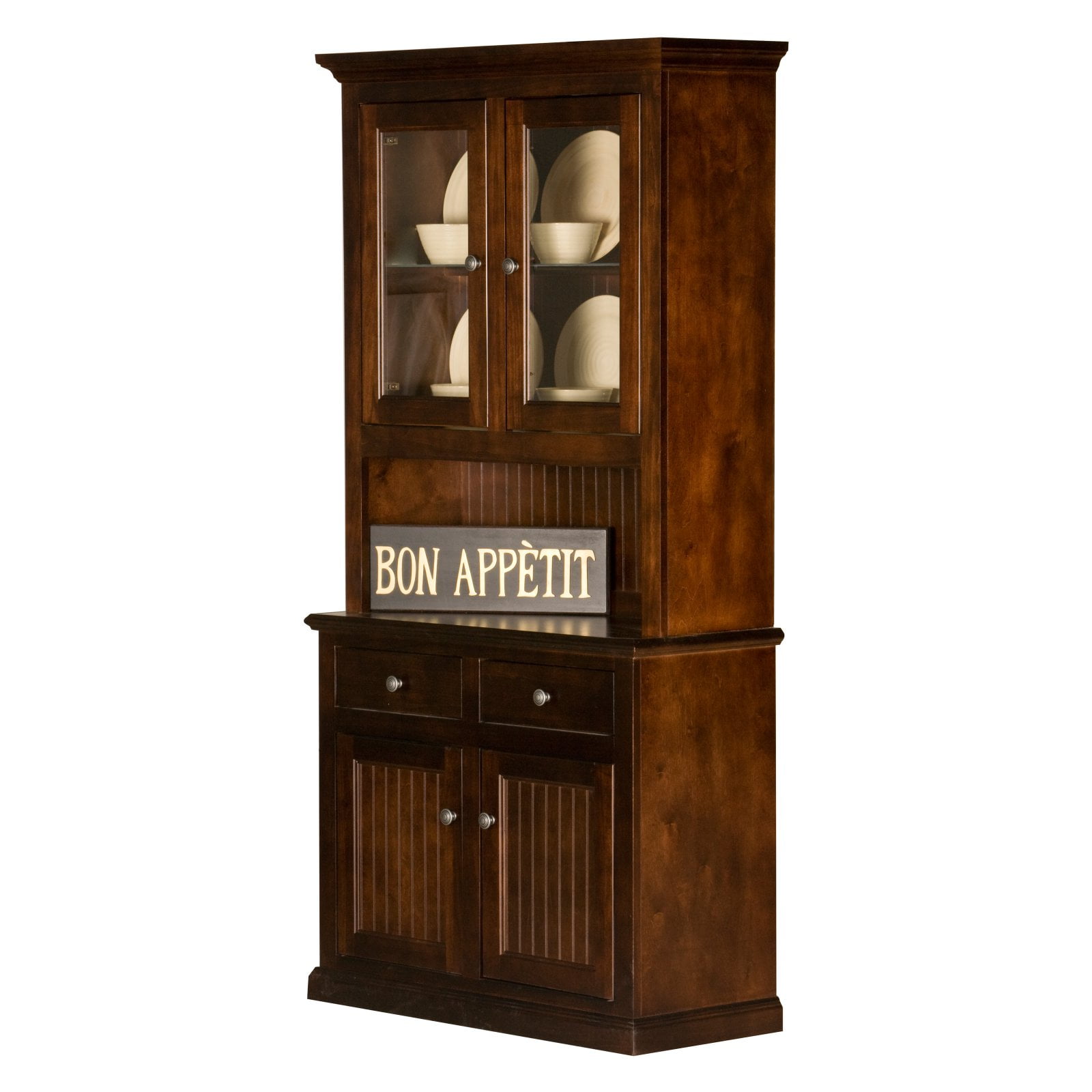 Eagle Furniture 40 in. Customizable Coastal Dining Buffet with Hutch