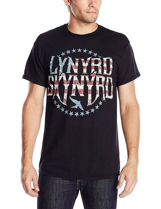 LYNYRD SKYNYRD T-Shirt Indian Skeleton Brand New S-5XL Tee Black