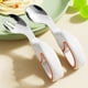 thumbnail image 4 of Juego de Cubiertos de Acero Inoxidable, Kit de Utensilios con Mango Corto, Cuchara y Tenedor para Niños Pequeños, Cuchara de Entrenamiento, 11.6 cm, Liviano 140g para Alimentación del Bebé, 4 of 6