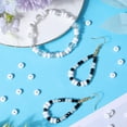 thumbnail image 4 of 1 Box 1 Box 350PCS 6mm White Polymer Clay Beads Bulk Small Heishi Beads Mini Refill Round Flat Disc Vinyl Spacer Loose Beads for Jewelry Making DIY Bracelets Necklace Chocker Craft Supplies, 4 of 5