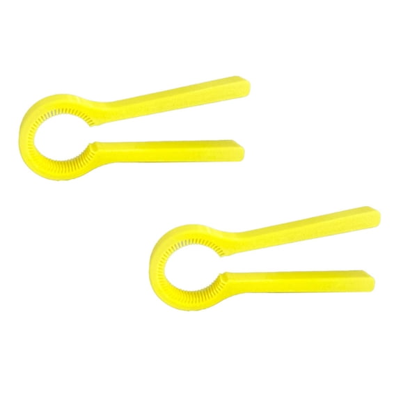 2PCS Compact Twist Beverage Water Bottle Opener and Tightener | Bottle Cap Gripper | Easily fits in the Pocket or Bag