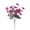 Hot Pink, variant on Artificial Flowers Outdoor Spring Summer Decoration, Colorful Bloom Realistic Plants, 16.14-Inch 7-Head Hibiscus Bush, Uv Resistant Faux Greenery for Garden Porch , 1 Artificial Hibiscus Bouquet