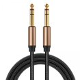 thumbnail image 1 of Yinanstore 2x6.35mm Stereo Audio Instrument Cable for Microphone Electric Guitar Mixer, 1 of 6