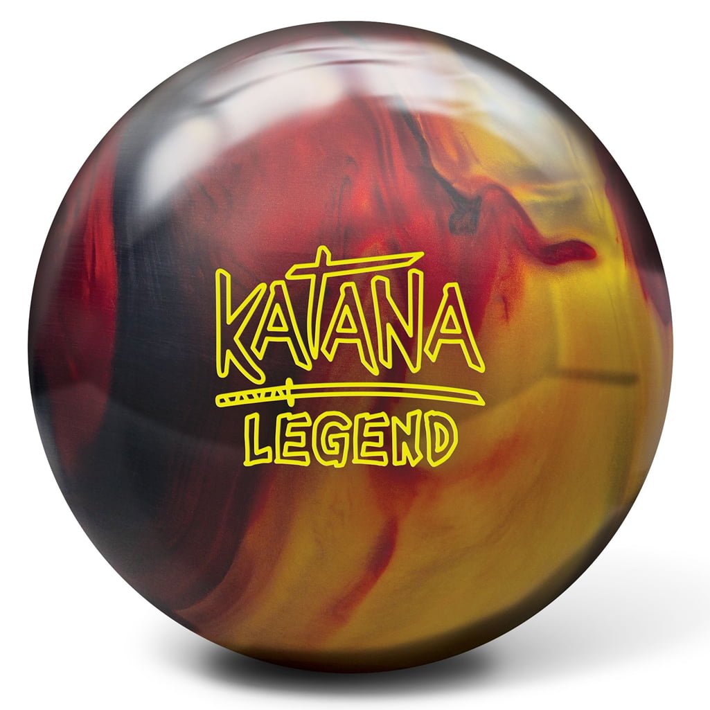 Black/Red/Gold 14lbs Radical Katana Legend Bowling Ball 