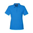 thumbnail image 4 of Devon & Jones DG101W Women's Crownlux Performance Geo Polo-French Blue/ CR Blue-XS, 4 of 6