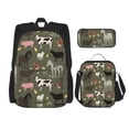 thumbnail image 1 of Balery Farm Animals Mochila Escolar 3 en 1 para Niños - Mochila Resistente con Lonchera Térmica y Estuche - Mochila Escolar para Niños y Niñas, 1 of 7