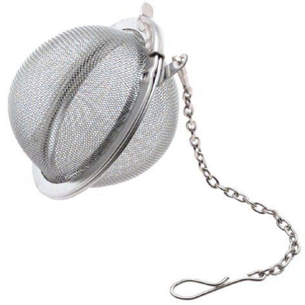 2X Tea Infuser Ball Mesh Loose Leaf Herb Strainer Stainless Steel Secure Locking