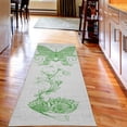 thumbnail image 2 of Spring Decorative Rug, Butterfly with Floral Mandala Pattern Bohemian Design with Butterfly Wings, Quality Carpet for Bedroom Dorm and Living Room, 6 Sizes, Shamrock Green, by Ambesonne, 2 of 2