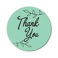 thumbnail image 1 of Darling Souvenir Round 45 Pcs Leaf Vines Thank You Stickers Sea Green Wedding Envelope Seal-1.6 Inches, 1 of 4