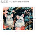 Animal HighQuality Polyester RightAngle Floor Mat for Home Decor and