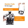 thumbnail image 3 of Especiero Xtellar Giratorio 360º  color negro,Juego 12 Frascos Acero Inoxidable, 3 of 5