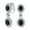 Black, variant on Bling Jewelry Womens Crown Halo Pave Cubic Zirconia CZ Drop Dangling Oval Chandelier Clip On Earrings Statement Non-Pierced