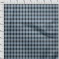 thumbnail image 4 of oneOone Cotton Cambric Dusty Blue Fabric Check Sewing Craft Projects Fabric Prints By Yard 56 Inch Wide-PB, 4 of 6