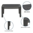 thumbnail image 4 of Flash Furniture Dark Gray Faux Rattan Coffee Table, 4 of 11