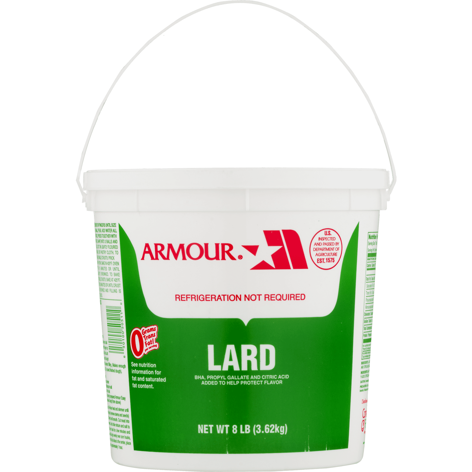 Armour Lard, 128 OZ