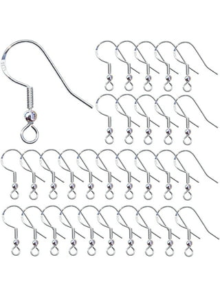 10pcs Authentic 925 Sterling Silver Hypoallergenic Leverback Earring Hooks  Closed loop Earwire Connector for Earrings Making SS97-1