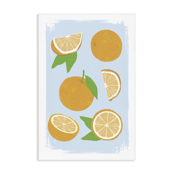 Stupell Industries Farmhouse Pastel Summer Oranges Canvas Art, 16 x 24, by Martina Pavlova
